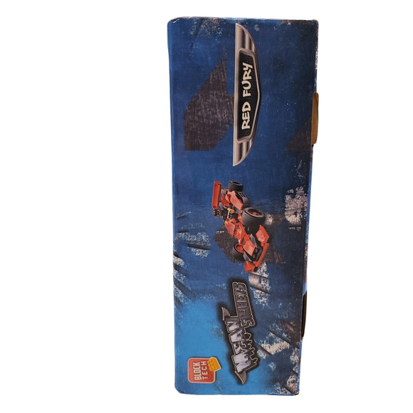 Block Tech Mean Streets Red Fury Racecar in Red Block Toys STEM Toys - Picture 5 of 10